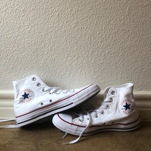 White High top Converse